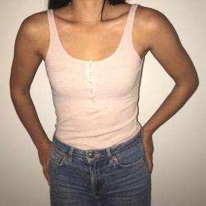 Pink Brandy Melville "Simone" Tank Top